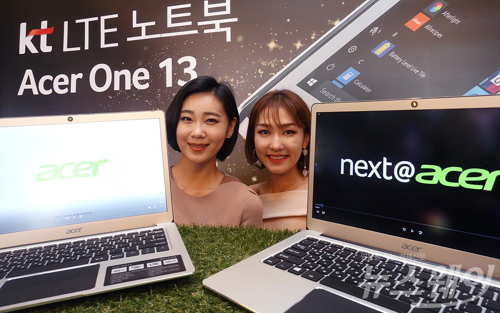 [NW포토]에이서, ‘4G LTE 지원되는 노트북 에이서 원 13 출시’