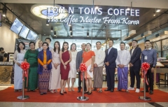 탐앤탐스,  미얀마 1호점 ‘양곤 공항점’ 오픈