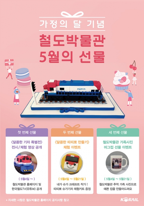 한국철도, 5월 ‘달콤한 기차’ 온라인 전시 열어