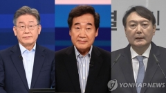 ‘상승세’ 이재명·이낙연, 윤석열과 오차 범위내 경합
