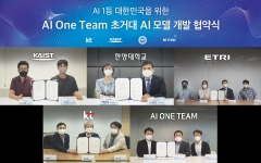 KT AI 원팀, ‘초거대 AI’ 공동연구 협약 체결