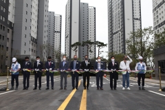대우조선해양건설 엘크루, 새 B.I 제막식 개최···‘환골탈태’ 새로운 도약