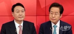 국민의힘 후보 선출 D-1···윤석열·홍준표 27% ‘동률’