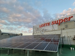 롯데슈퍼, 매장·물류센터에 태양광 발전 설비 구축
