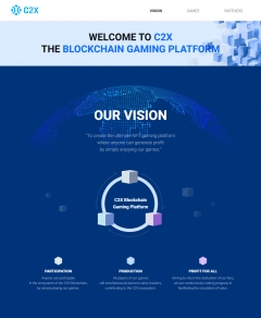 컴투스홀딩스, 블록체인 플랫폼 C2X 티징 사이트 오픈