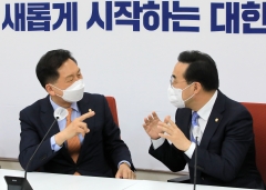 박홍근, 김기현 예방해 '협치' 강조···"공통분모부터 먼저 성과 내자"