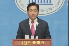심재철, 경기지사 예비 후보 사퇴···김은혜 지지 선언