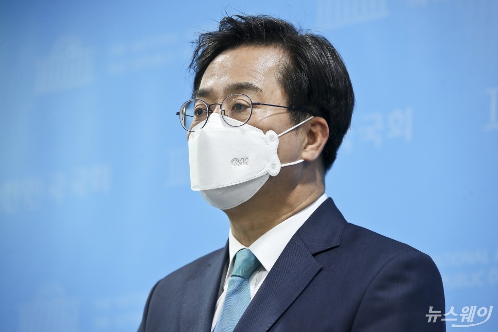 [NW포토]정책발표하는 김동연 경기지사 후보